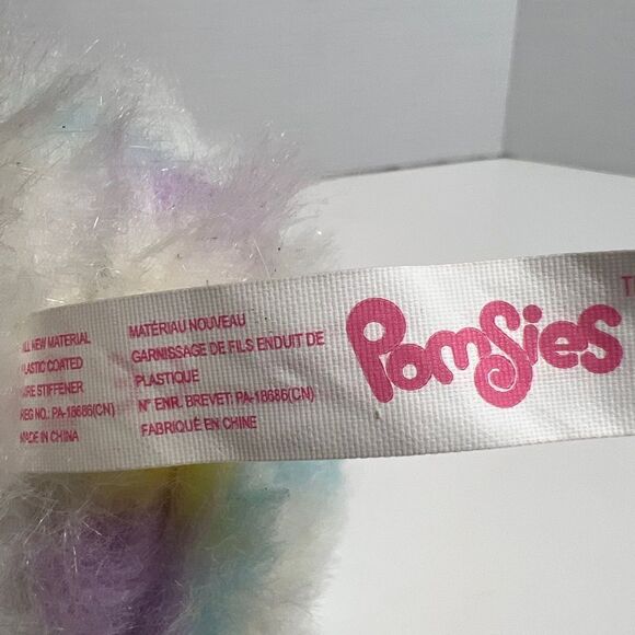 POMSIES White w/ Pastels 4" Electronic Toy W/ Lights & Sounds - Picture 3 of 6